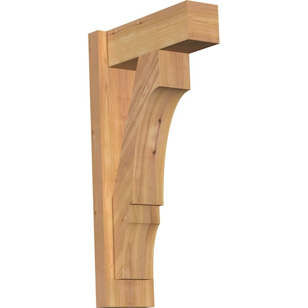 Ekena Millwork Balboa Block Smooth Outlooker, Western Red Cedar, 5 1/2"W x 14"D x 26"H OUT06X14X26BOA05SWR - main